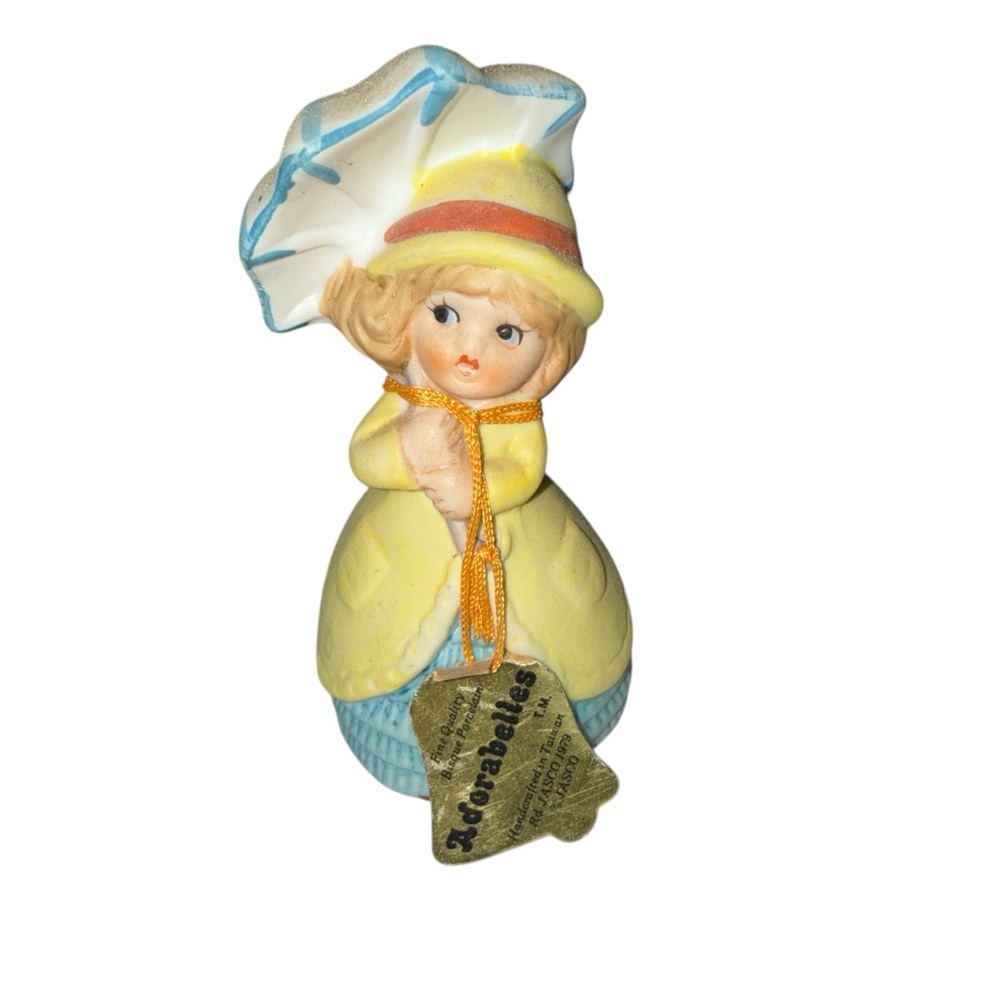 Jasco Adorabelles porcelain bisque bell figurine